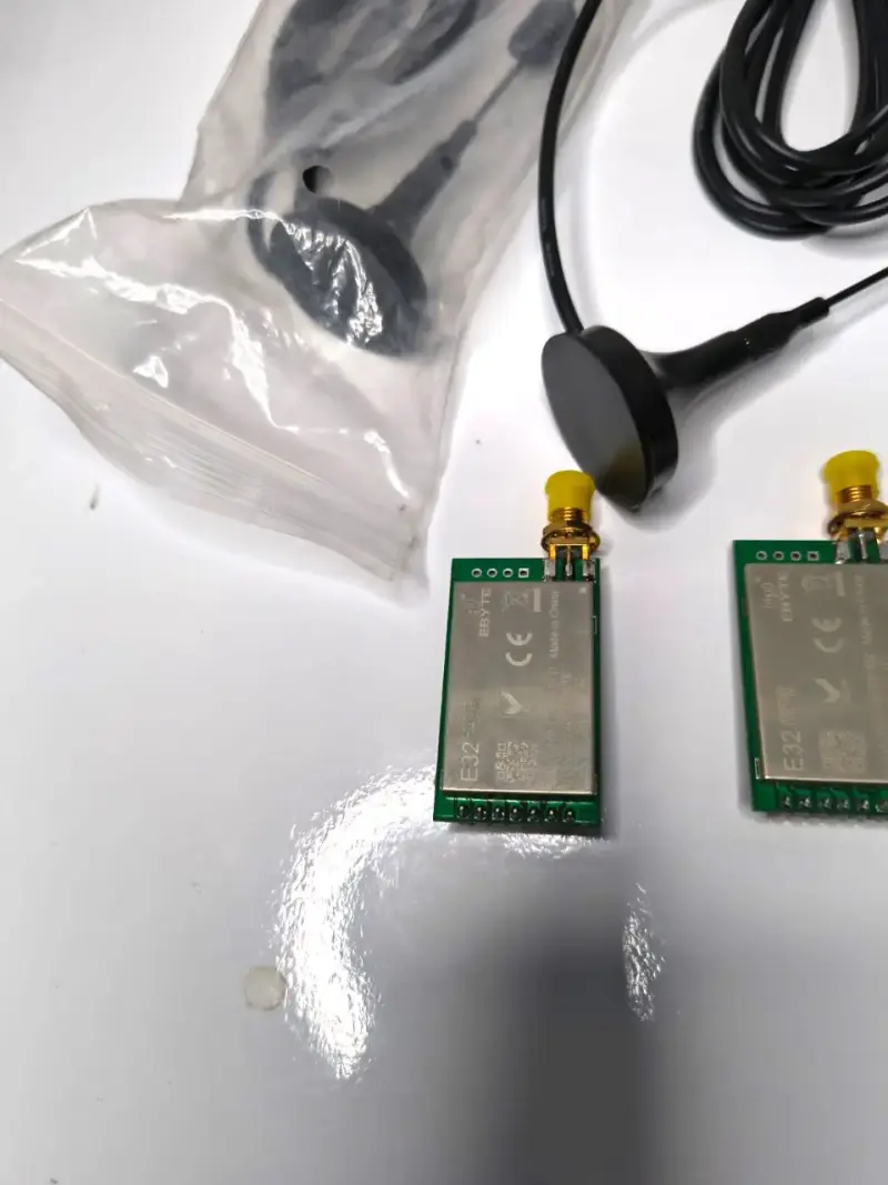 2uds Lora 433mhz Ebyte E32-433t30d + Antenas 5dbi - 3