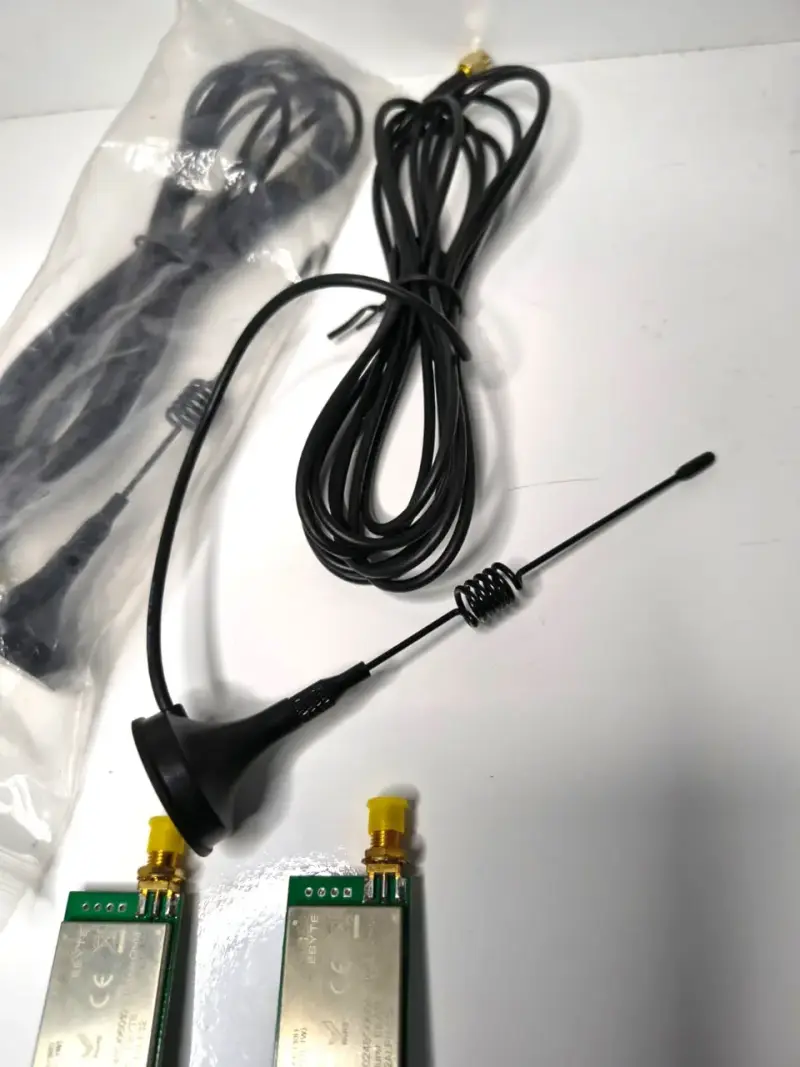 2uds Lora 433mhz Ebyte E32-433t30d + Antenas 5dbi - 4