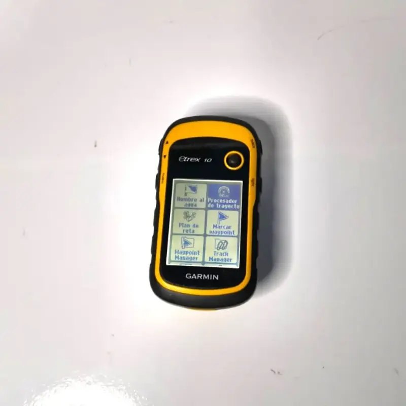 GPS portátil Garmin eTrex 10 amarillo con detalles - 4