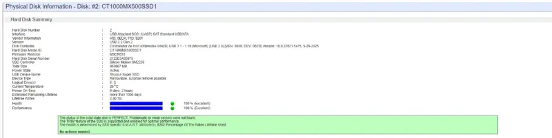 Disco SSD Crucial MX500 1TB - 3