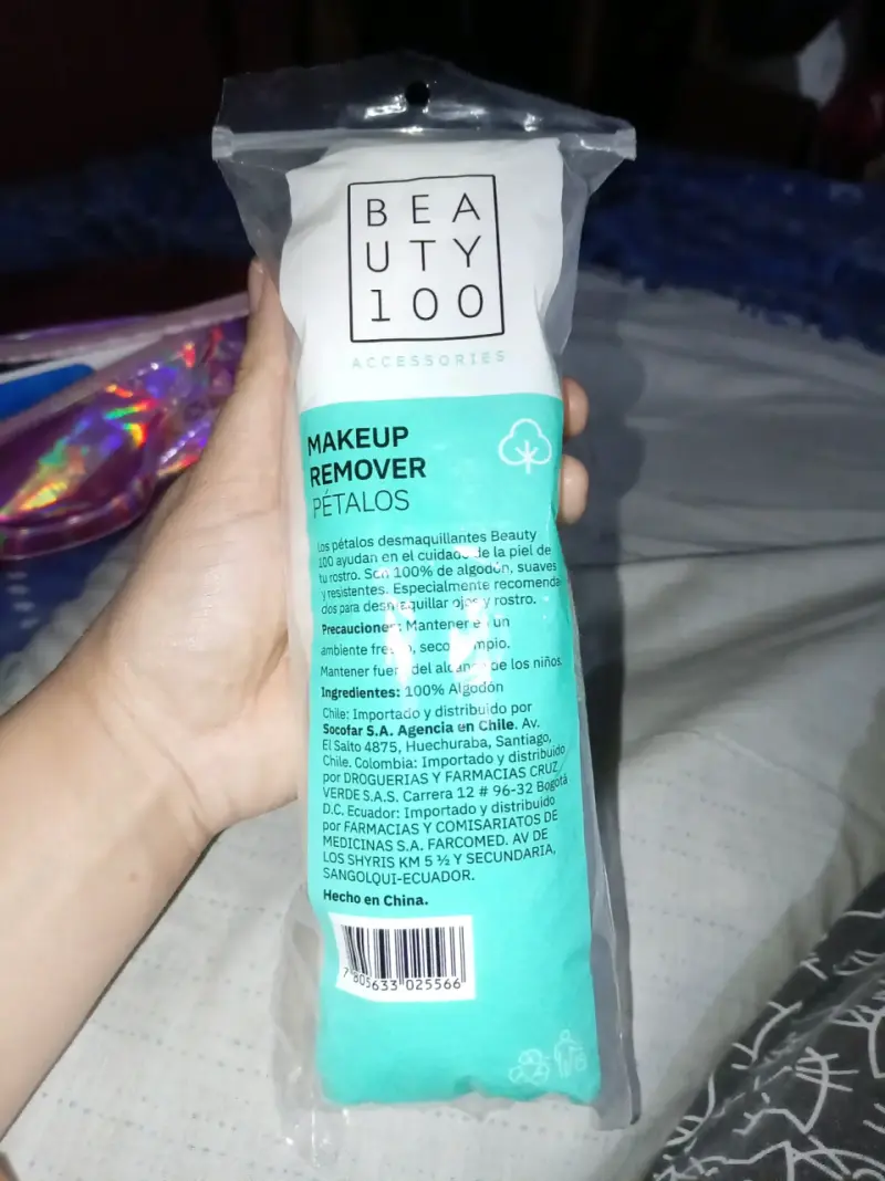 Pétalos desmaquillantes Beauty 100, 80 unidades - 2
