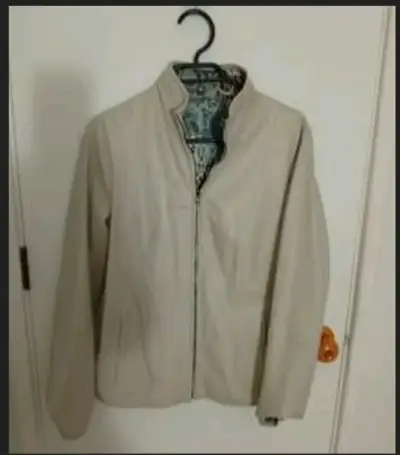 Chaqueta reversible cuero con estampado animal pr - miniatura 2