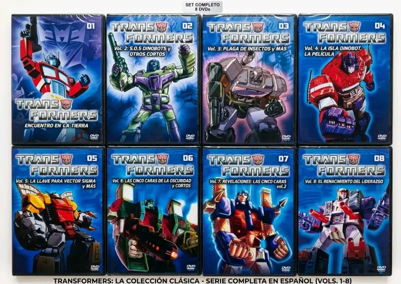 Colección Completa de DVDs Transformers en Español - 1