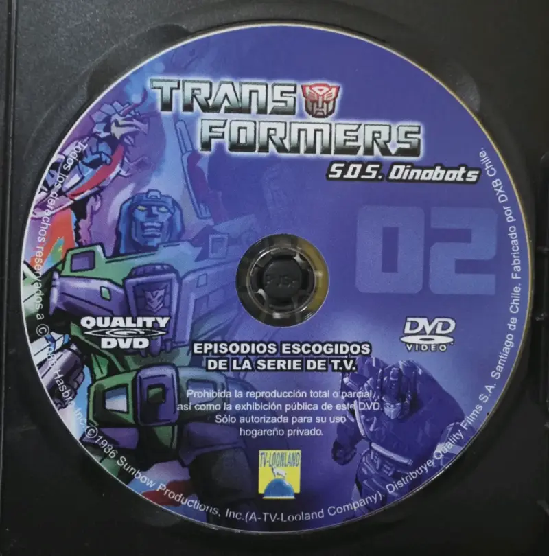 Colección Completa de DVDs Transformers en Español - 3
