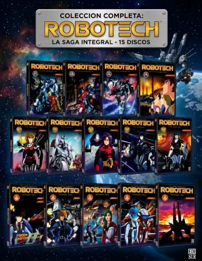COLECCIÓN COMPLETA ROBOTECH DVD ORIGINALES - miniatura 1
