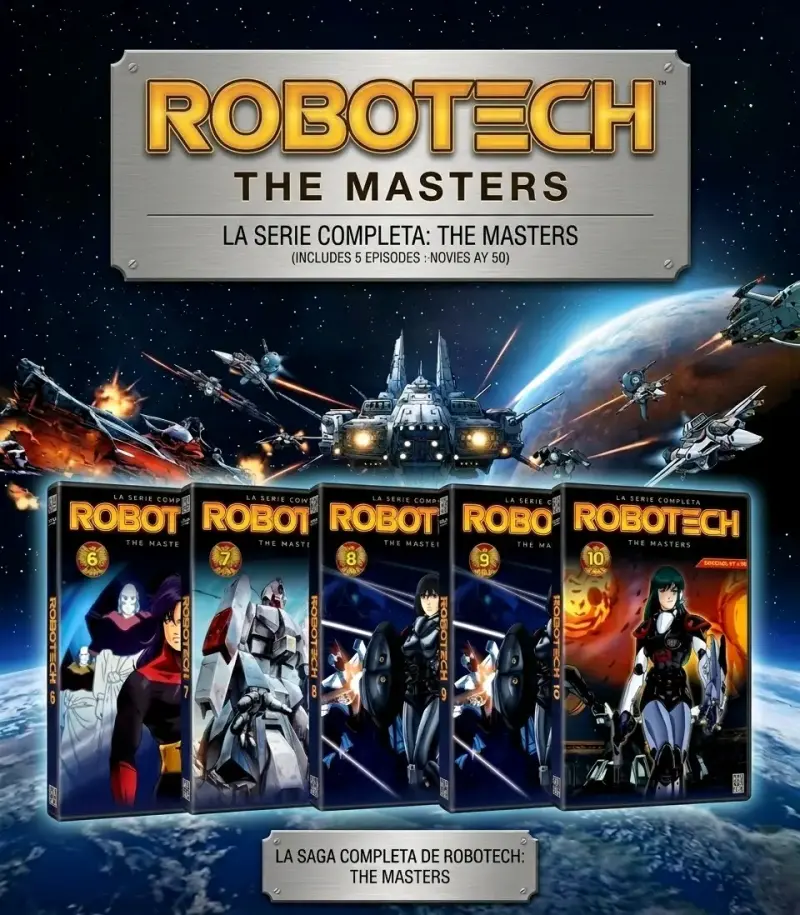 COLECCIÓN COMPLETA ROBOTECH DVD ORIGINALES - 3