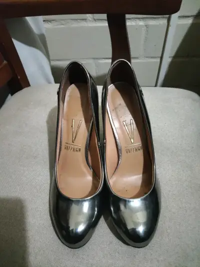 Zapatos de Tacón Plateados Vizzano Elegantes - miniatura 4