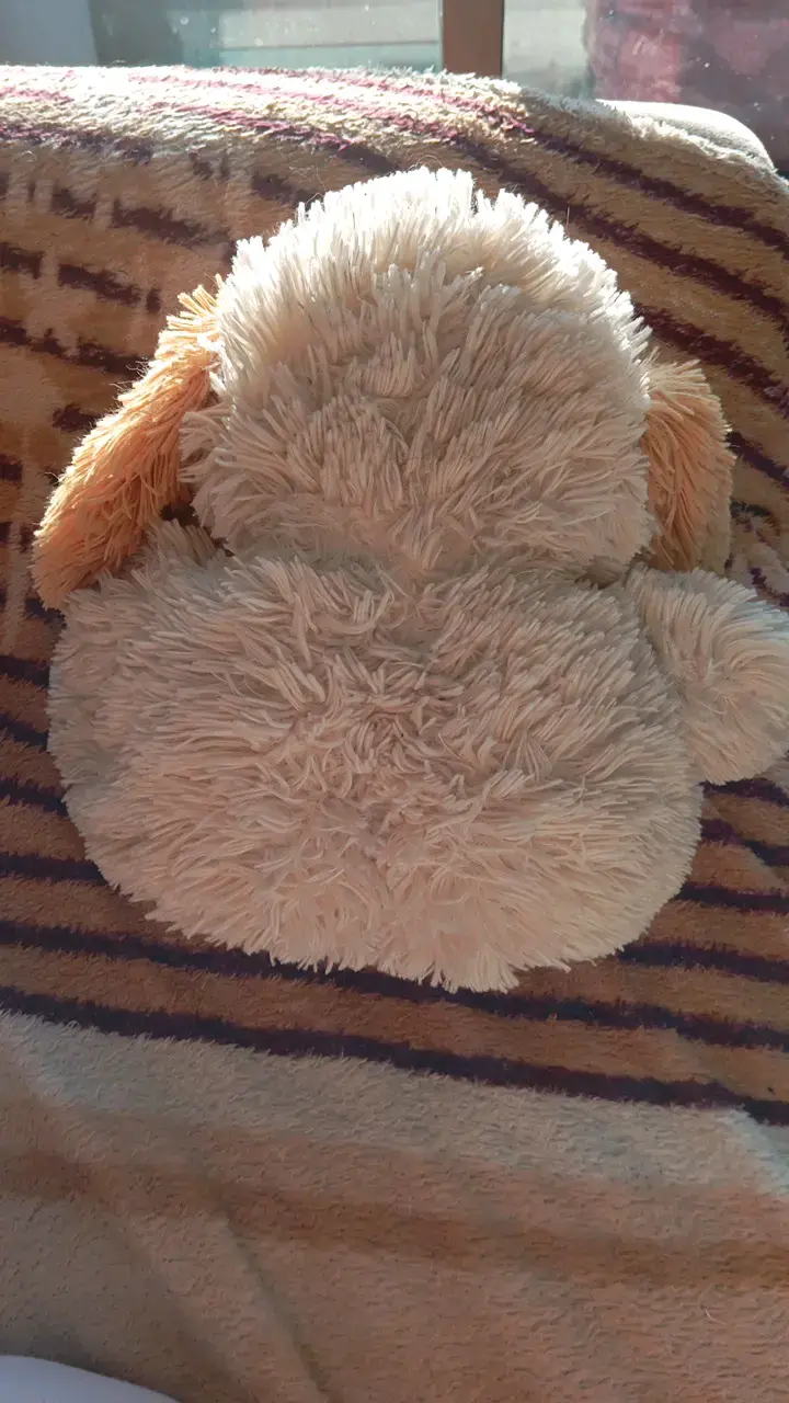 Peluche de perro suave beige - 3