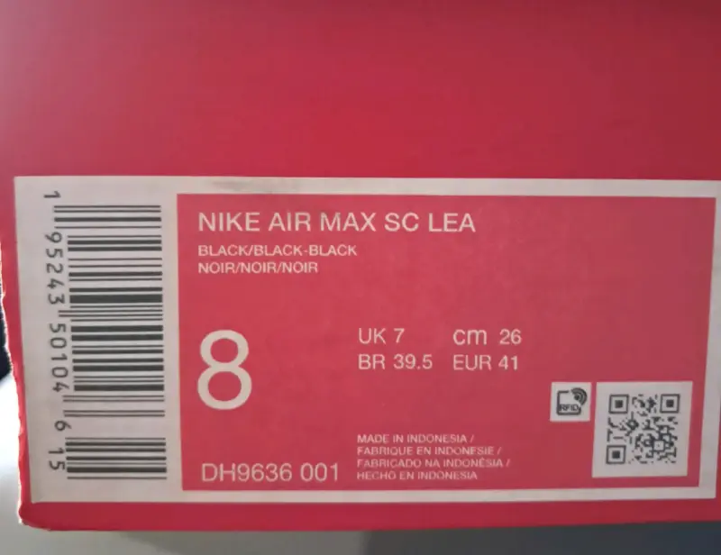Zapatillas Nike Air Max SC Lea negras - 4