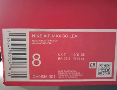 Zapatillas Nike Air Max SC Lea negras - miniatura 4