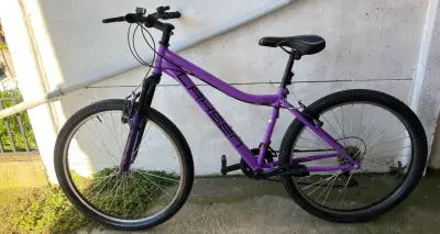 Bicicleta de montaña morada para adultos - miniatura 2