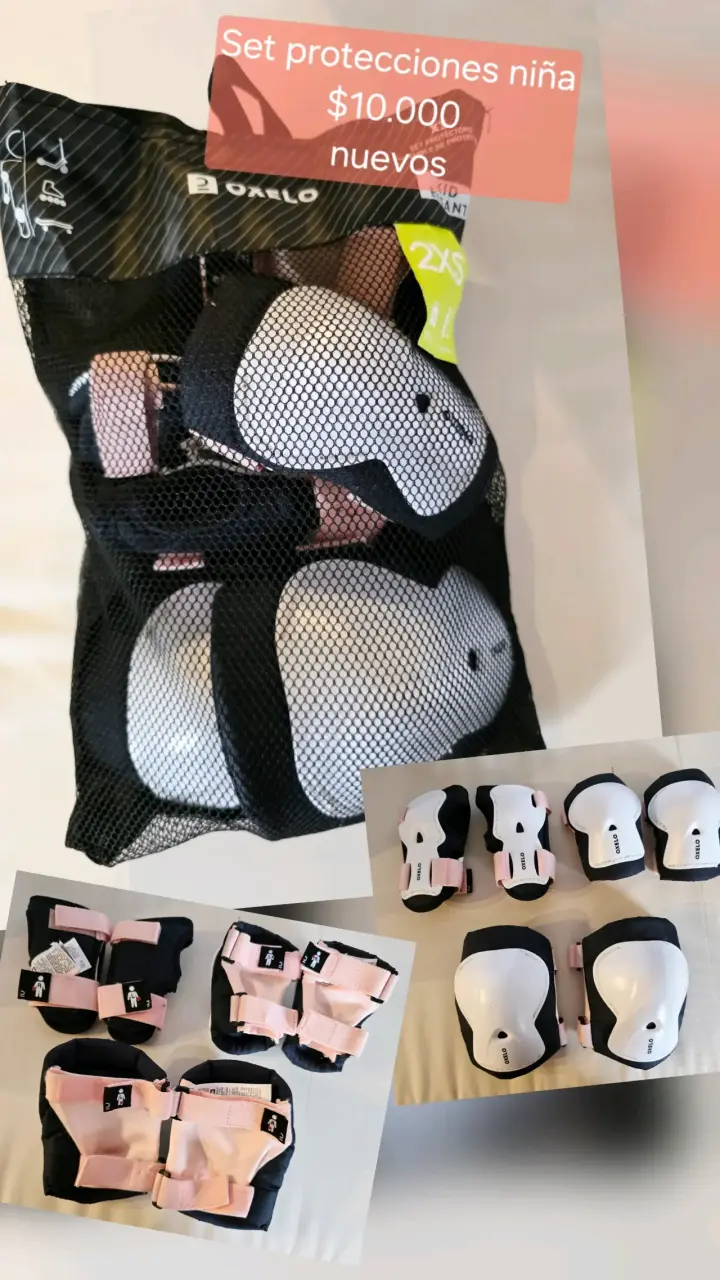 Set de protecciones para niña Oxelo 2XS