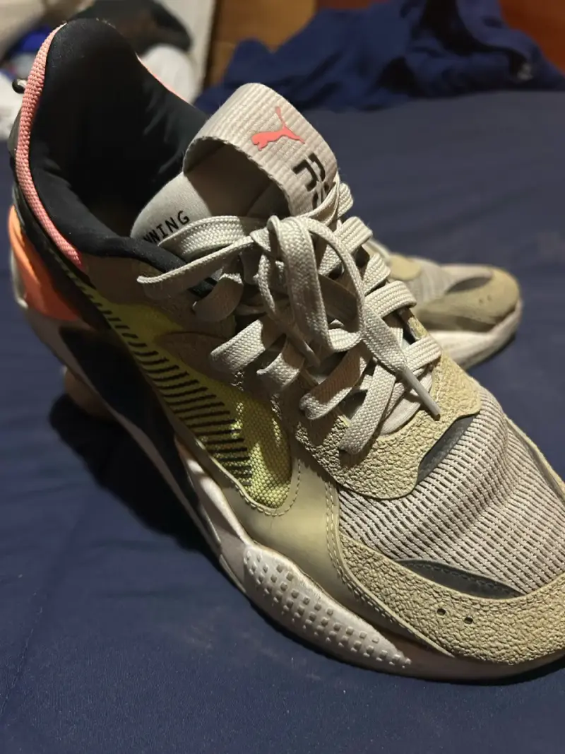 Zapatillas deportivas Puma RS-X beige y amarillo - 1