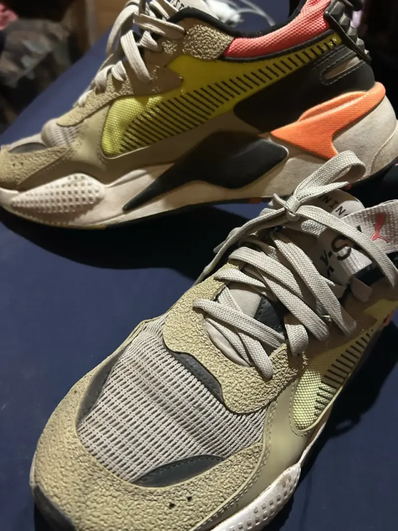 Zapatillas deportivas Puma RS-X beige y amarillo - 2