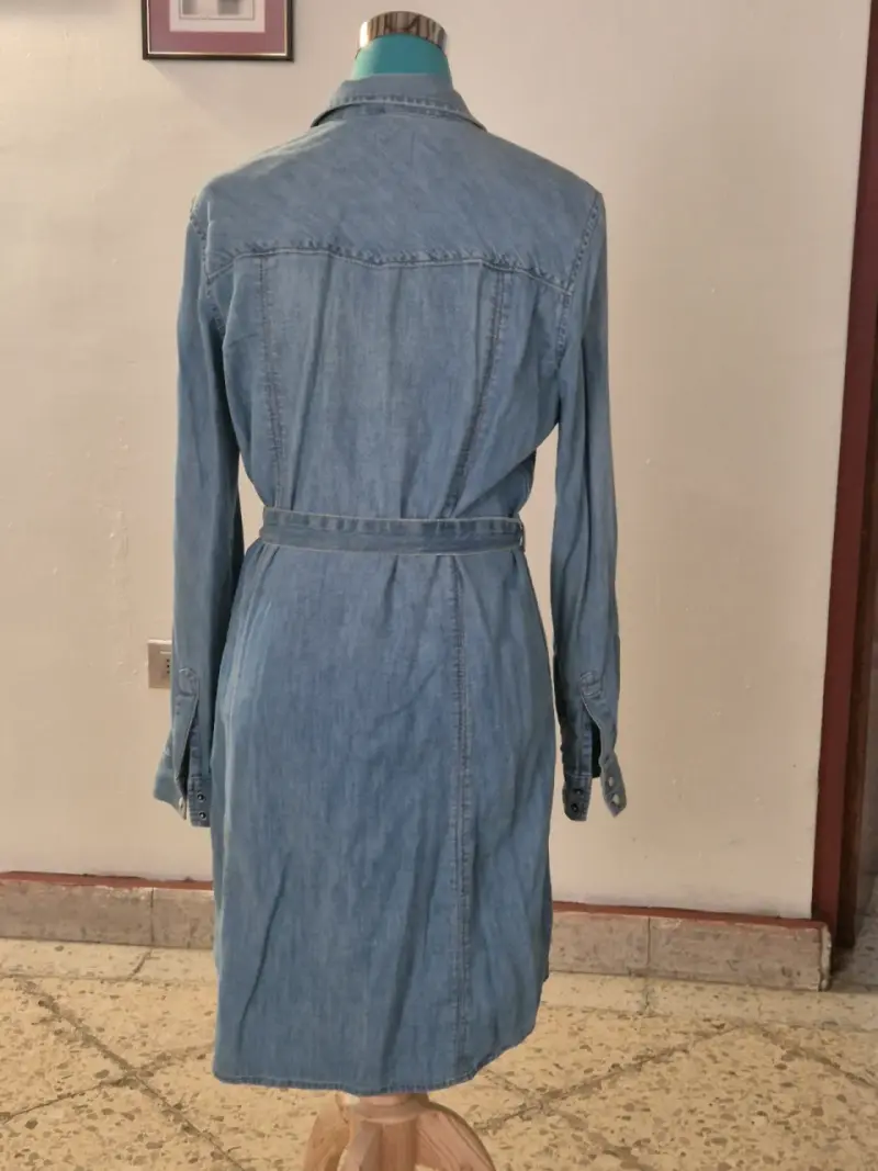 Vestido camisero de mezclilla Gap - 3