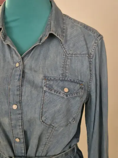 Vestido camisero de mezclilla Gap - miniatura 6
