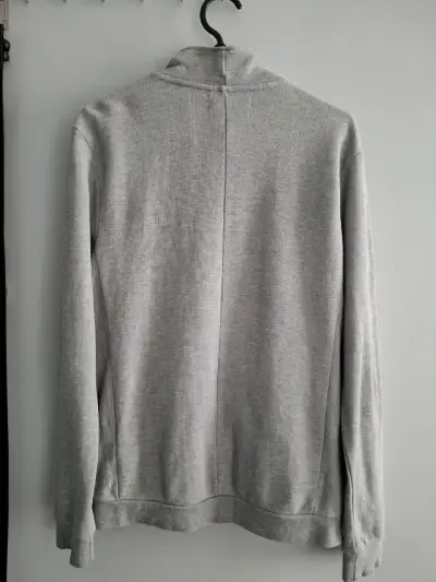 Poleron gris con cierre Zara - miniatura 2