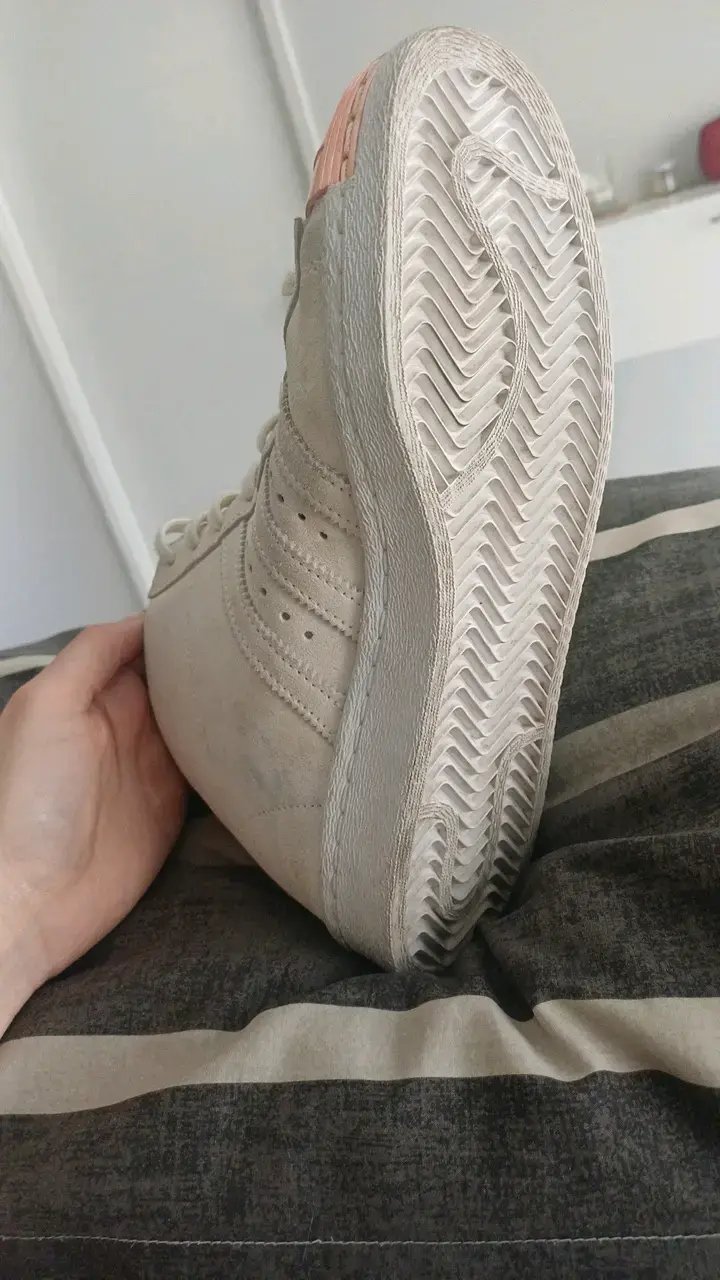 Zapatillas ADIDAS SUPERSTAR BEIGE/ORO - 5