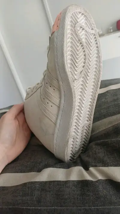 Zapatillas ADIDAS SUPERSTAR BEIGE/ORO - miniatura 5