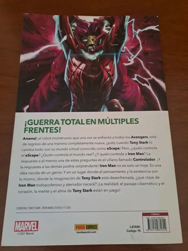 Cómic Iron Man Realidades Stark Marvel - 2