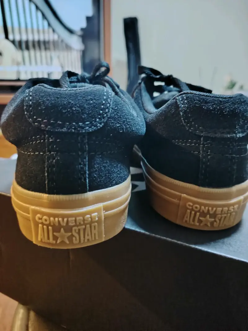 Zapatillas Converse negras con suela de goma - 6
