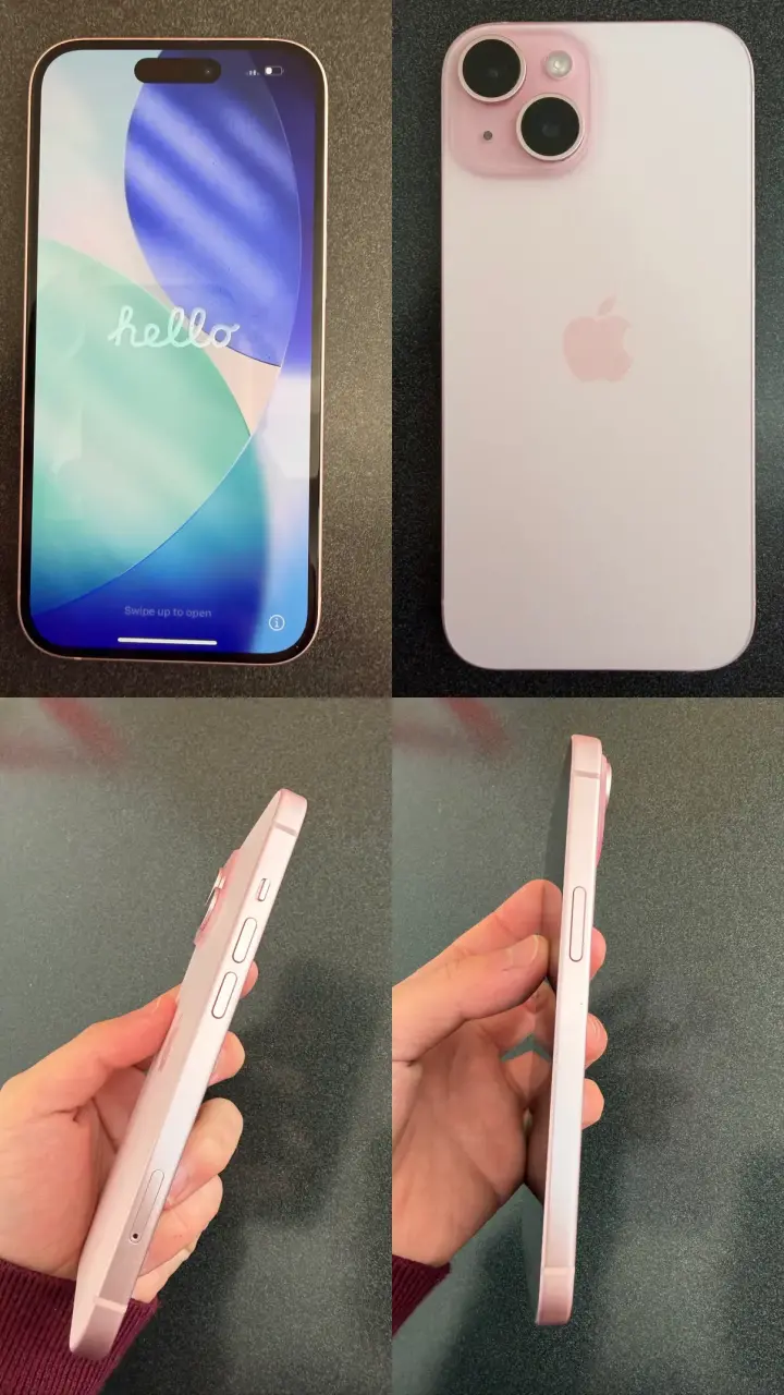 iPhone 15, color: ROSADO. - 2