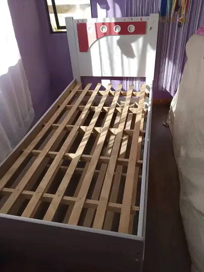 2 Camas individual tipo nido de madera para niños - miniatura 2