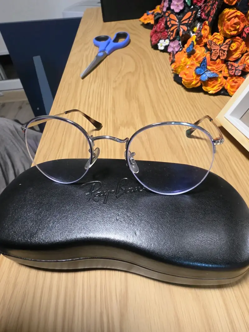 Lentes ópticos Ray-Ban metálicos unisex - 4
