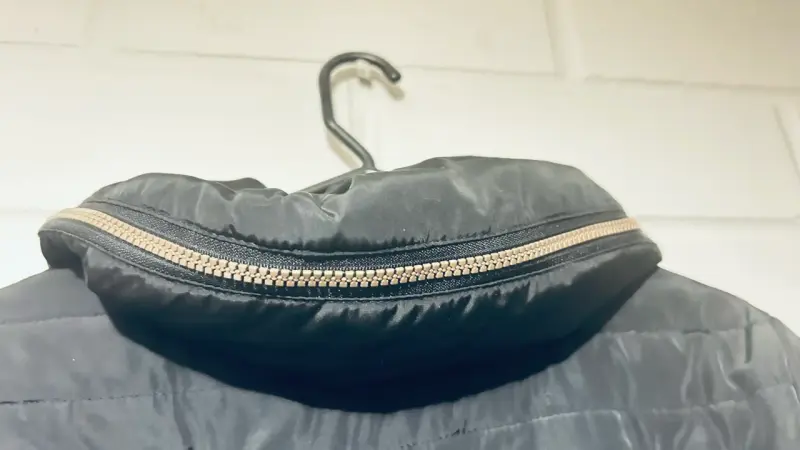 Abrigo acolchado negro para mujer Elle - 4