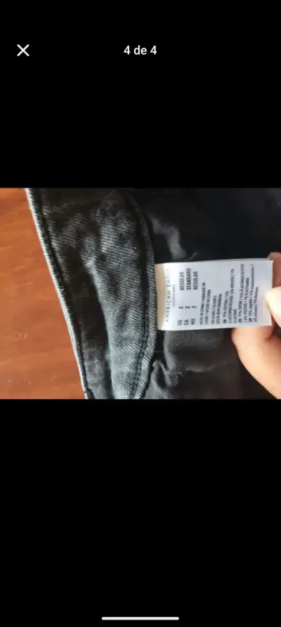 Jeans American Eagle negros para mujer - miniatura 4
