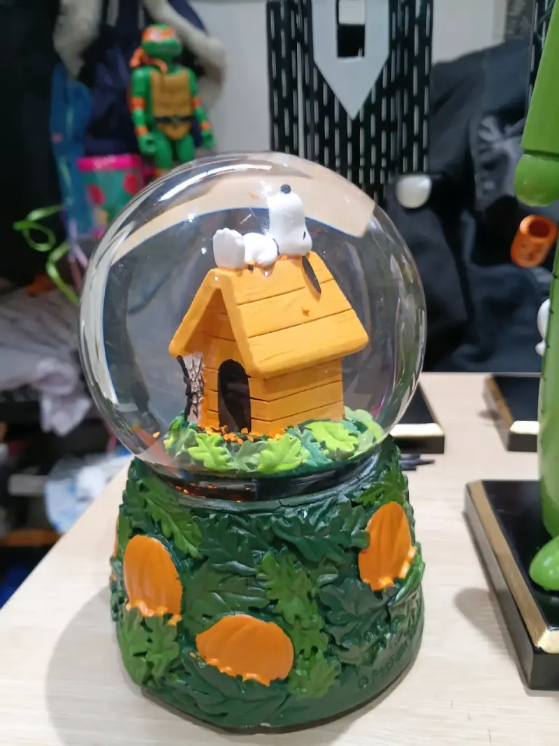 Bola de nieve decorativa Snoopy Halloween - 3