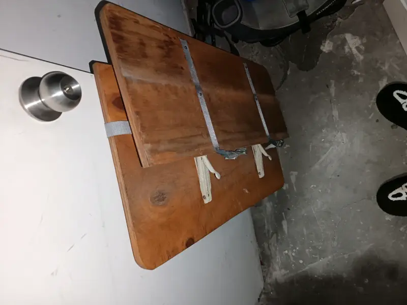 Mesa plegable de madera para balcón - 2