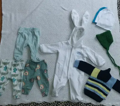Lote de ropa de bebé varón, 0-3M - miniatura 5