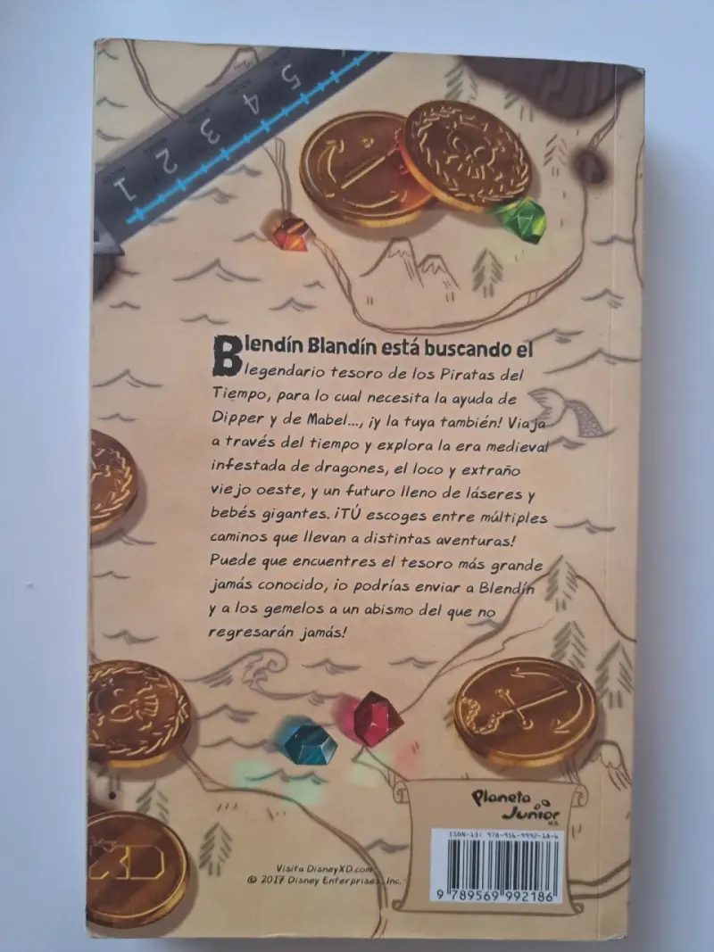 Libro Gravity Falls Dipper y Mabel La Maldición de los Piratas - 2