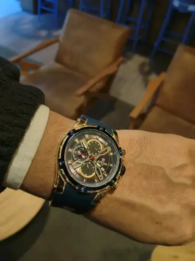 Reloj de pulsera Reward con correa de cuero - miniatura 3