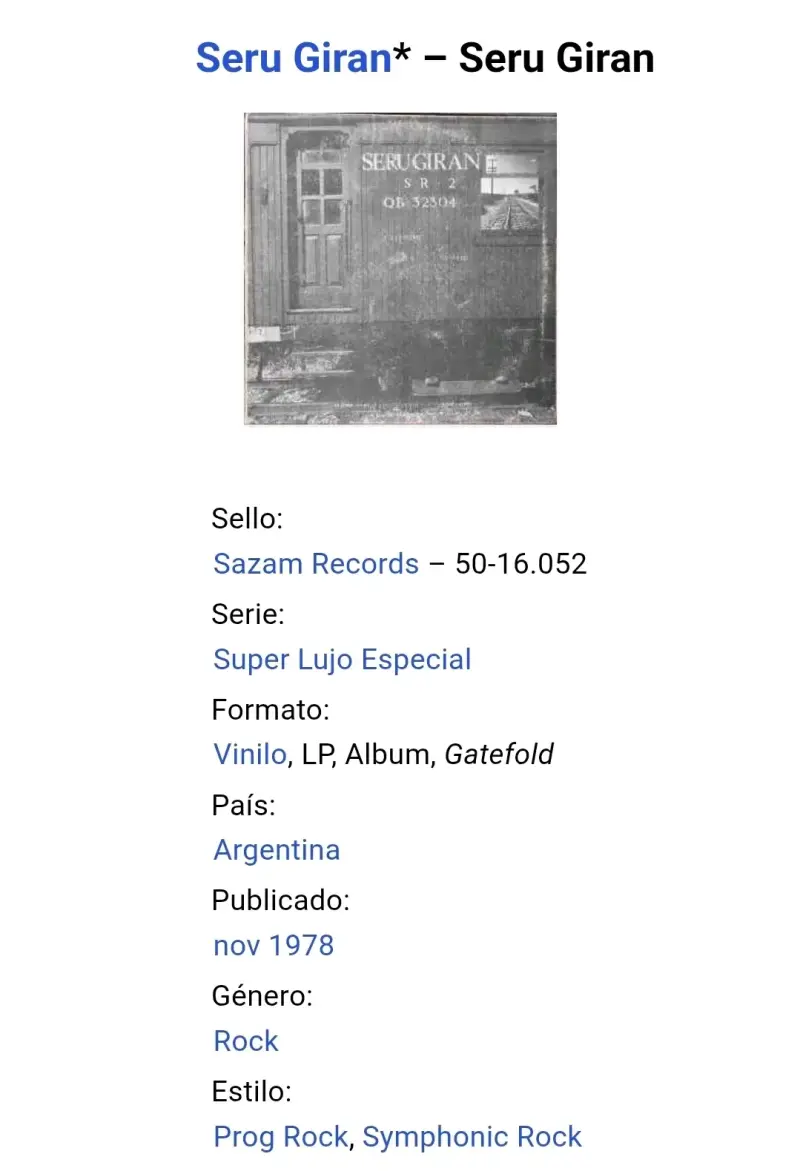 Vinilo Serú Girán Original de Época - 4