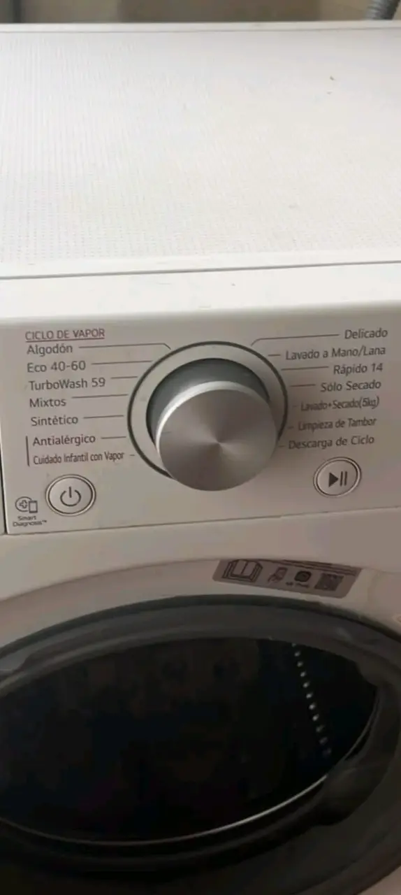 Lavadora secadora LG ThinQ 9/5kg en buen estado - 5