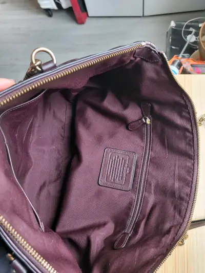 Bolso de cuero Coach - miniatura 3