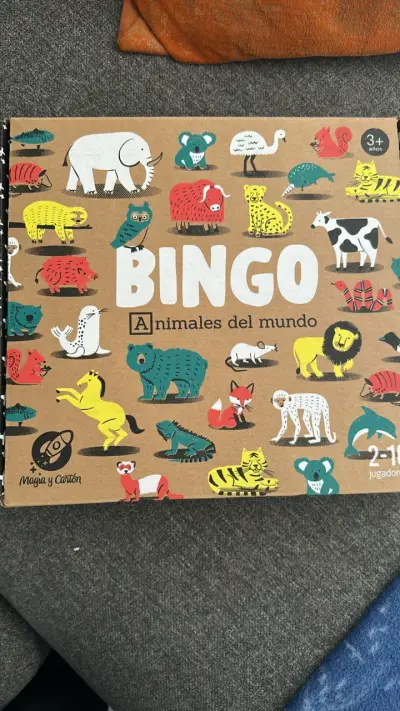 Juego de Bingo Animales del Mundo para Niños - miniatura 1