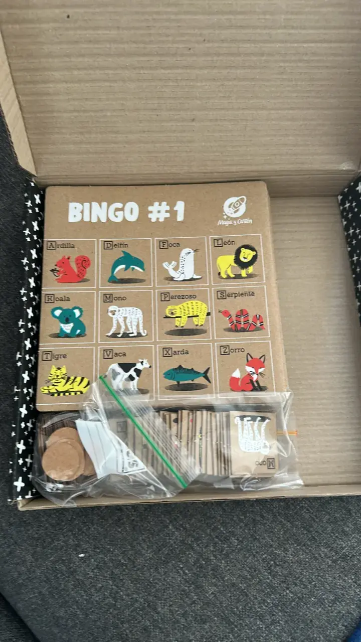 Juego de Bingo Animales del Mundo para Niños - 2