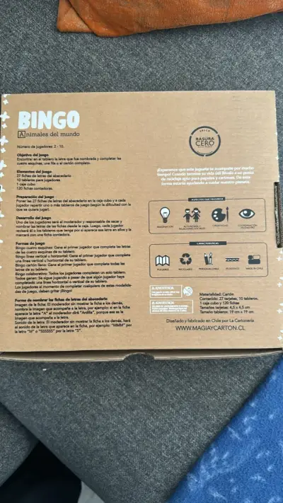 Juego de Bingo Animales del Mundo para Niños - miniatura 3