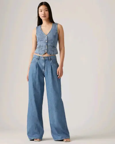 Baggy Dad Wide Leg 28 Levis - miniatura 4