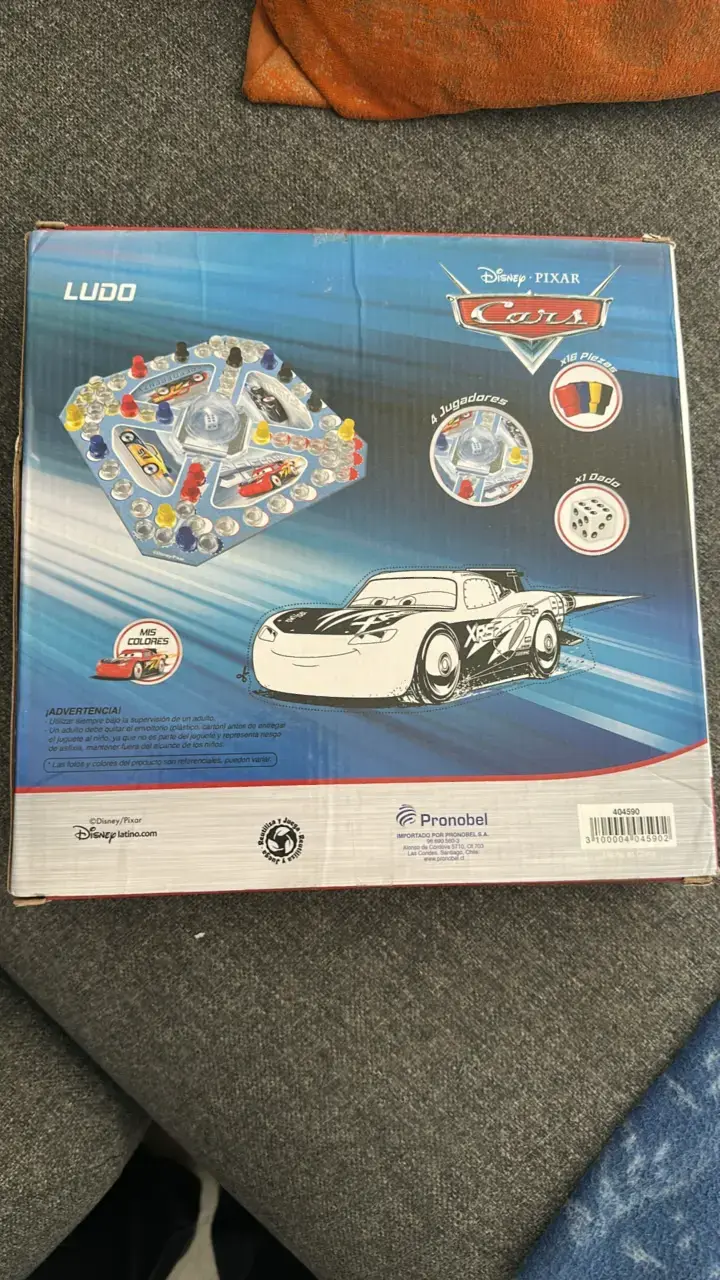 Juego de Ludo Disney Cars para niños nuevo sellado - 2