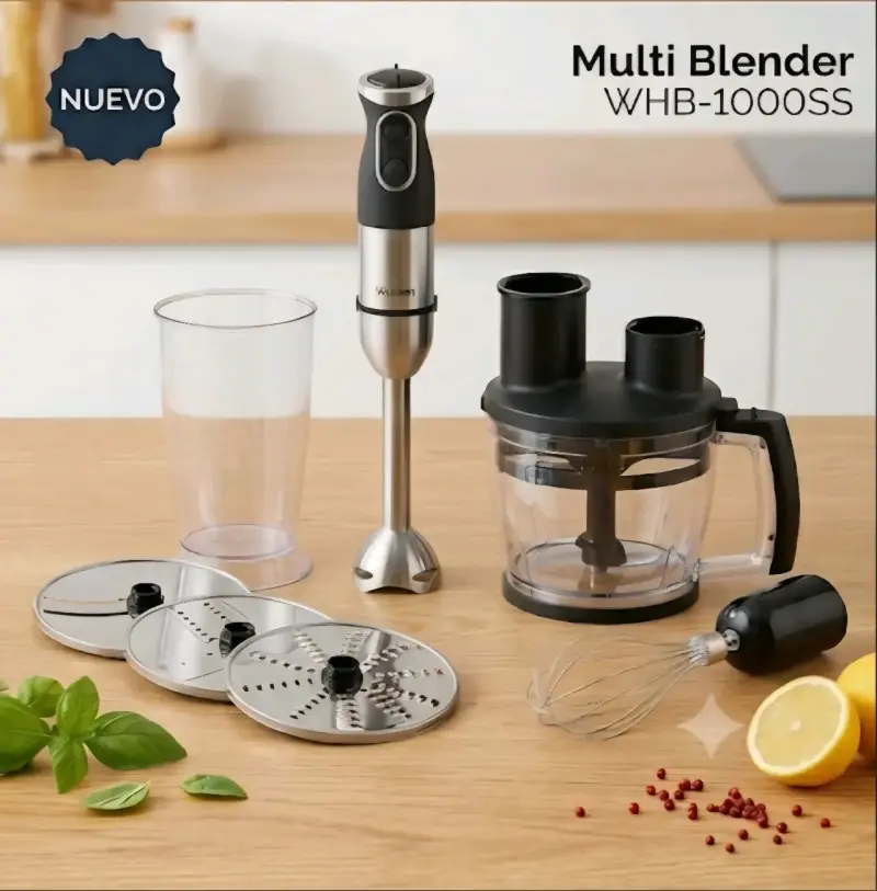 Licuadora de Mano Würden WHB-1000SS Nueva - 2