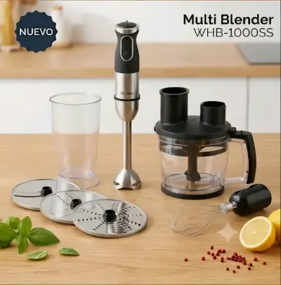 Licuadora de Mano Würden WHB-1000SS Nueva - miniatura 2