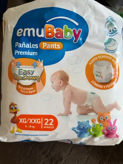 Pañales Emubaby Pants Premium XG-XXG 22 Unidades - miniatura 1