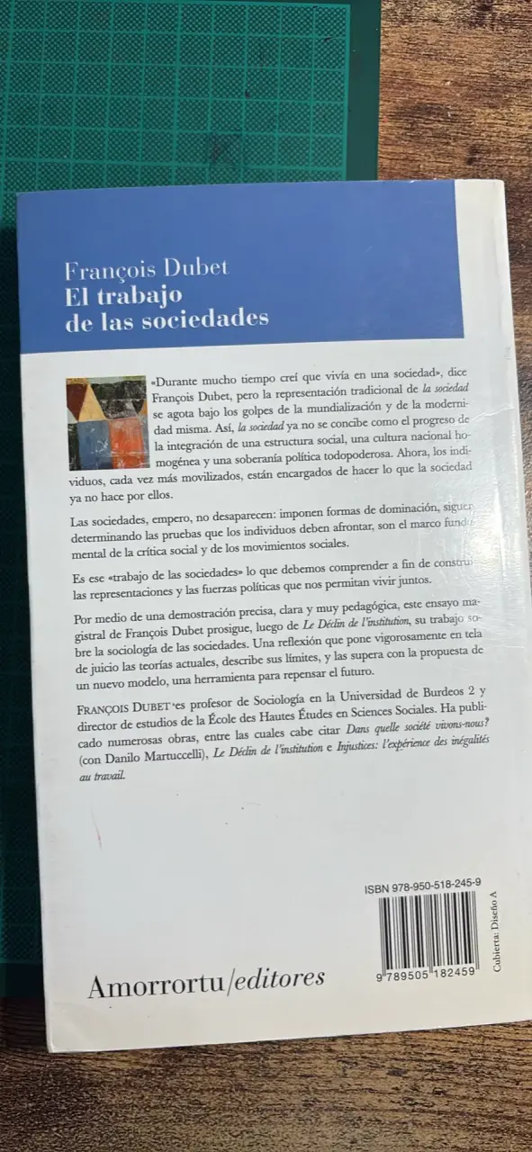 Libro 'El trabajo de las sociedades' de François Dubet - 2