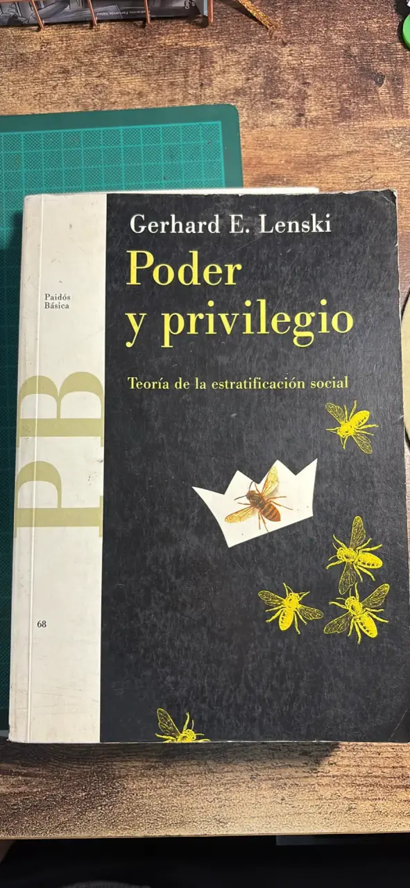 Libro Poder y Privilegio de Gerhard E. Lenski - 1