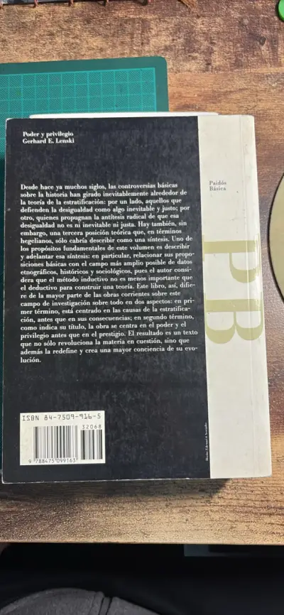 Libro Poder y Privilegio de Gerhard E. Lenski - miniatura 2