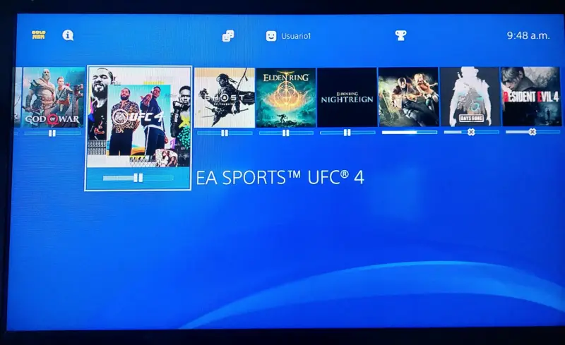 Consola PS4 Sony 1TB con gold hen en su caja. - 5
